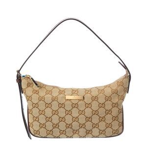 Gucci Lady Lunetta Small Gg Canvas & Leather Shoulder Bag